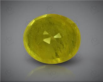 Natural Heated & Treated Yellow Sapphire Certified  4.84 carats -96560 